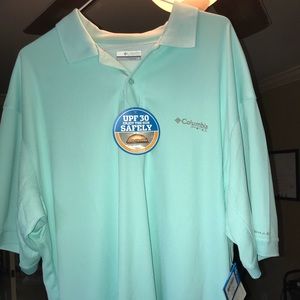 BRAND NEW W/ TAG Short Sleeve Columbia PFG Polo